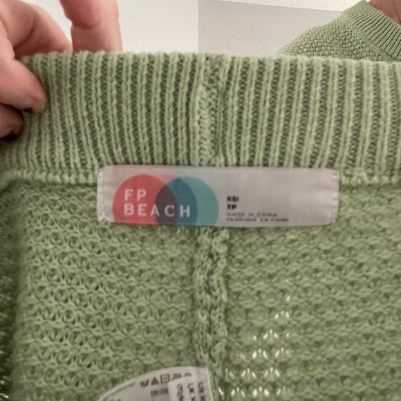 Free People Green Knit Hailee Sweater Set - Picture 6 of 8